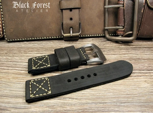 BF14 Swiss Ammo Handmade Vintage Strap 22mm/24mm/26mm/28mm – image 7